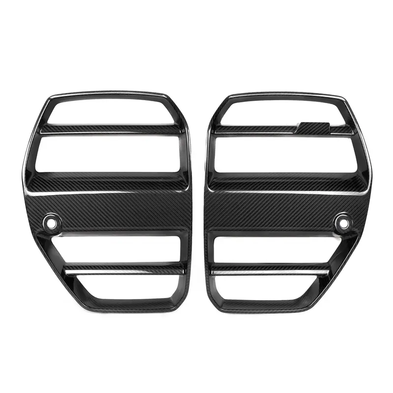 Bmw G80 G81 M3 & G82 G83 M4 Pre-Preg Carbon Fibre Gt Front Kidney Grilles By Form (2021+) 1