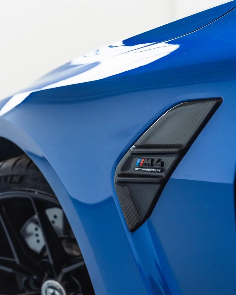 Bmw G80 G81 M3 & G82 G83 M4 Pre-Preg Carbon Fibre Side Fender Badge Covers By Form (2021+) 2