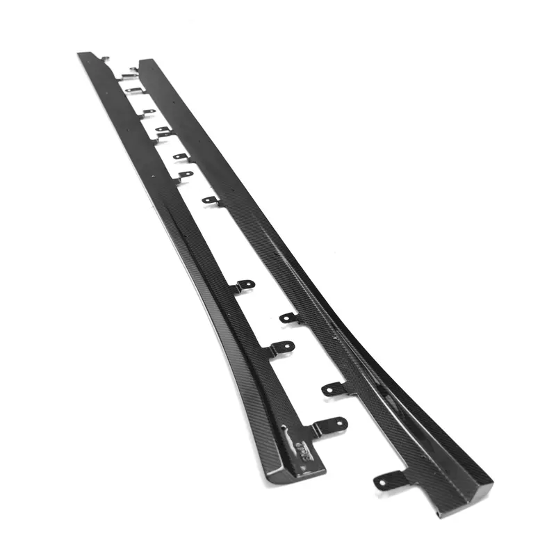 Bmw G87 M2 Tr87 Pre-Preg Carbon Fibre Flat Side Skirts By Trevora (2023+) 1