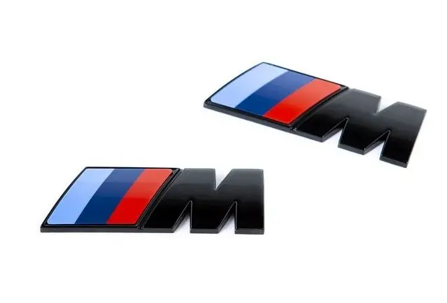 Bmw Genuine Black Fender Badge For Bmw M Sport Models (F20 F22 F30 F40 F44 F74) 1
