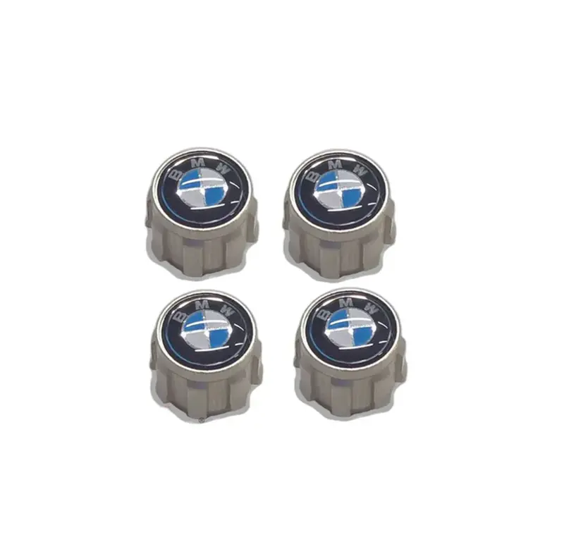 Bmw M Performance Genuine "Bmw Logo" Tyre Air Valve Caps Set 1