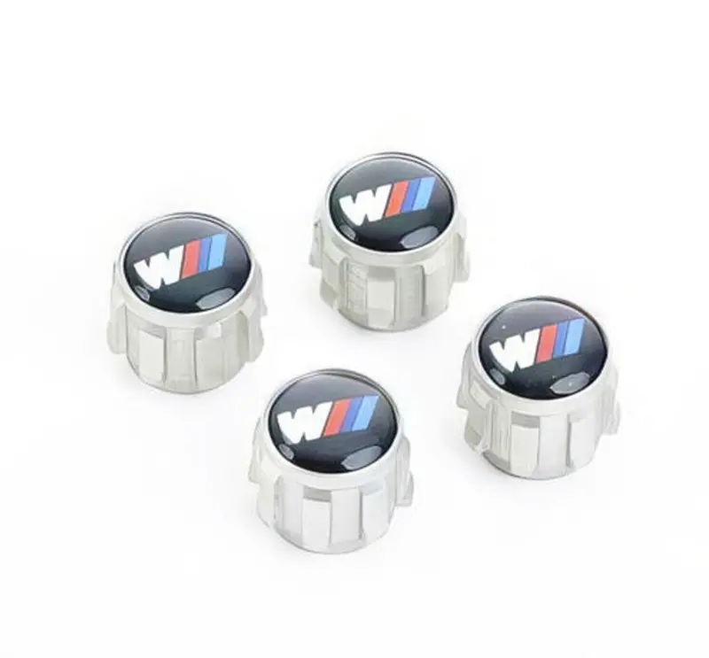 Bmw M Performance Genuine "M Logo" Tyre Air Valve Caps Set 1