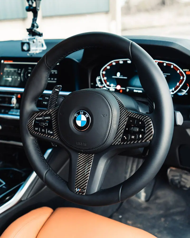 Bmw M Sport Pre-Preg Carbon Fibre Steering Wheel Trim By Form (2018-2024) 4