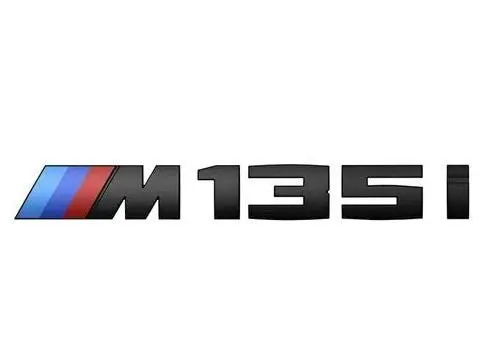 Bmw M135i Genuine M Performance Black High Gloss Model Badge 1