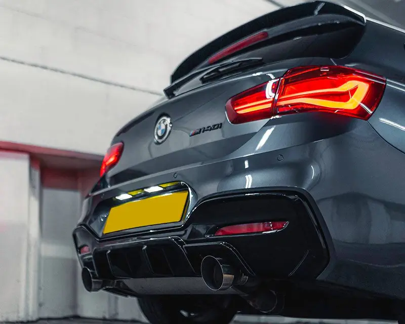 Bmw M135i & M140i F20 F21 Lci Evo-1 Gloss Black Rear Diffuser By Zaero (2015-2019) 2