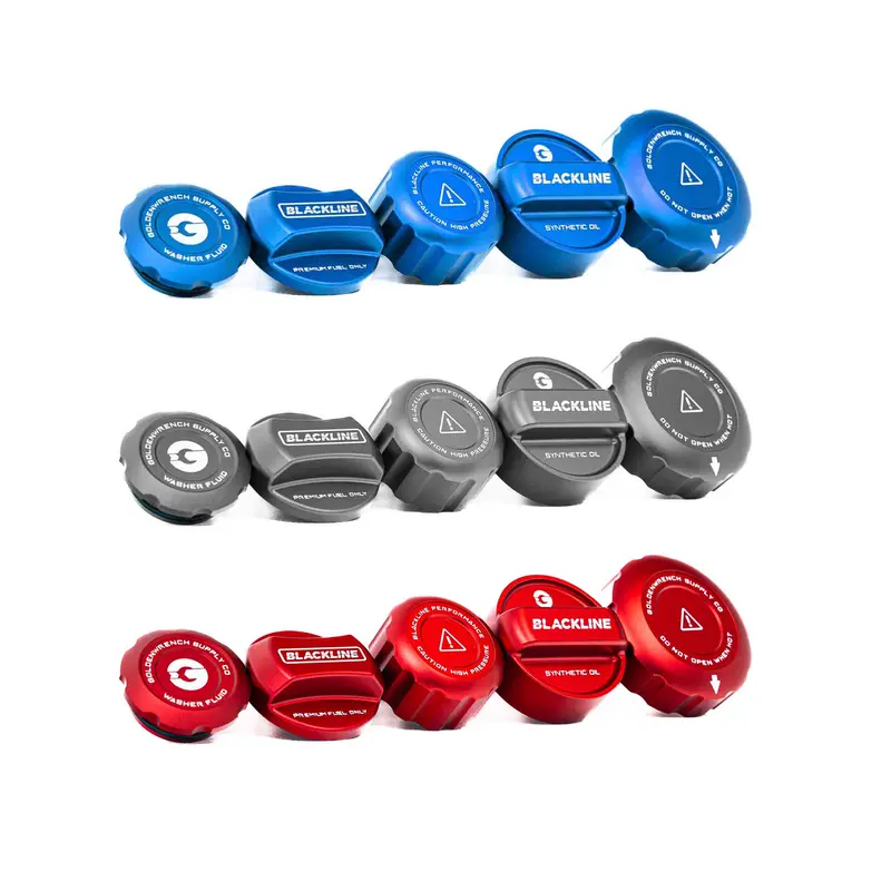 Bmw M2 Competition F87, M3 F80 & M4 F82 Engine & Fuel Cap Set By Goldenwrench 1