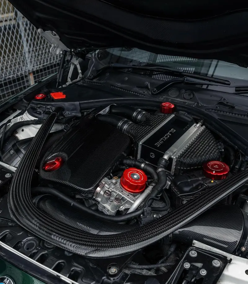 Bmw M2 Competition F87, M3 F80 & M4 F82 Engine & Fuel Cap Set By Goldenwrench 2