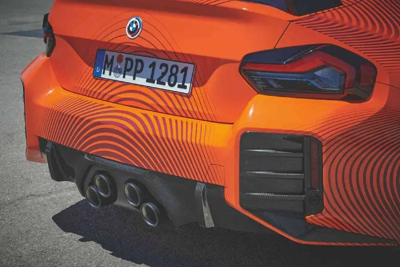 Bmw M2 G87 Genuine M Performance Carbon Fibre Rear Bumper Inserts (2023+) 2