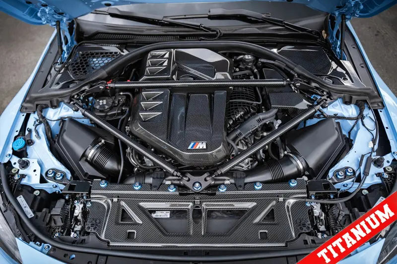 Bmw M2 G87 Titanium Billet Engine Dress Up Hardware By Downstar (2023+) 2