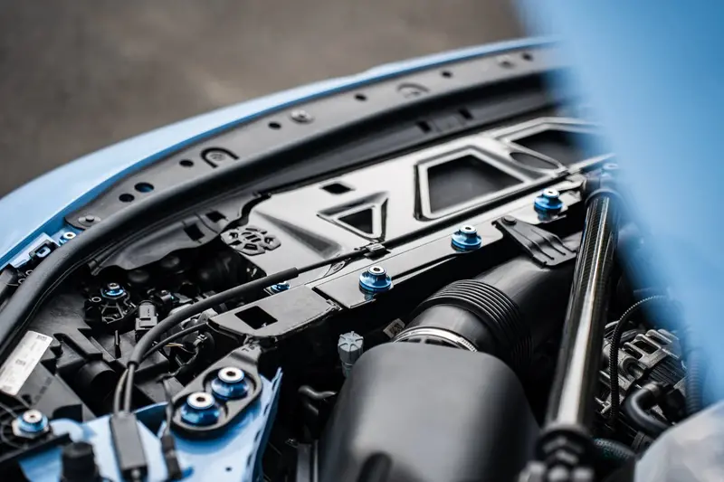 Bmw M2 G87 Titanium Billet Engine Dress Up Hardware By Downstar (2023+) 3
