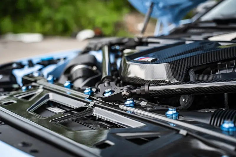 Bmw M2 G87 Titanium Billet Engine Dress Up Hardware By Downstar (2023+) 6