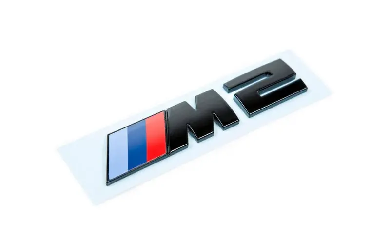 Bmw M2 Genuine M Performance Black High Gloss Model Badge 1