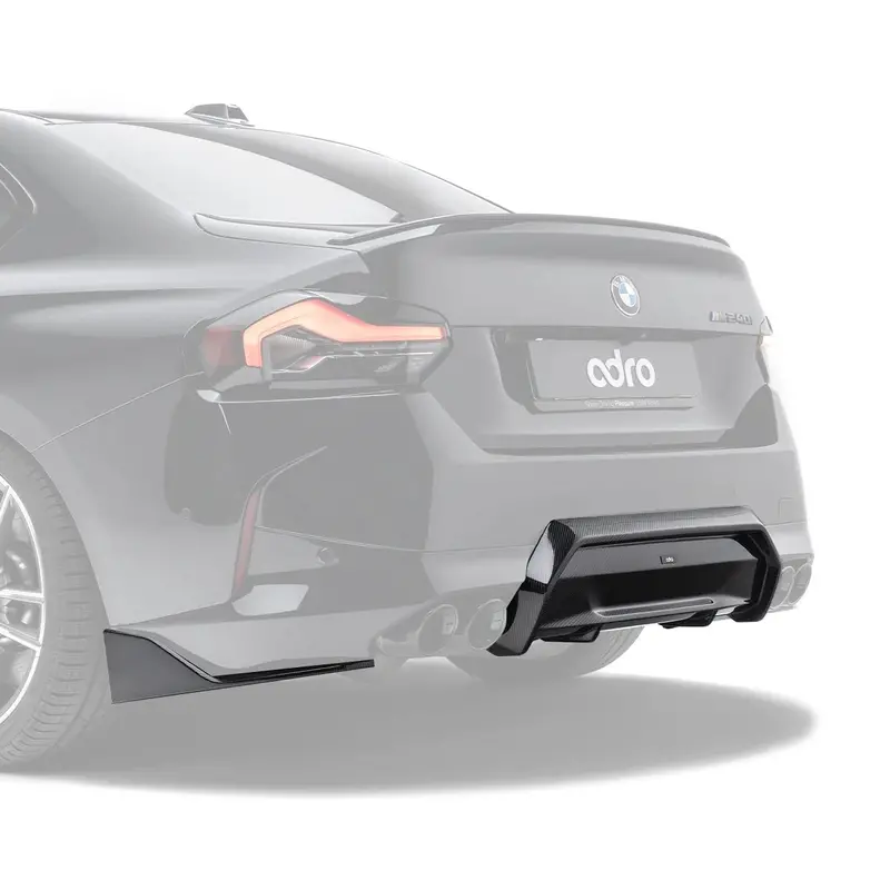 Bmw M240i & 230I M Sport G42 Carbon Fibre Rear Diffuser Set By Adro 1