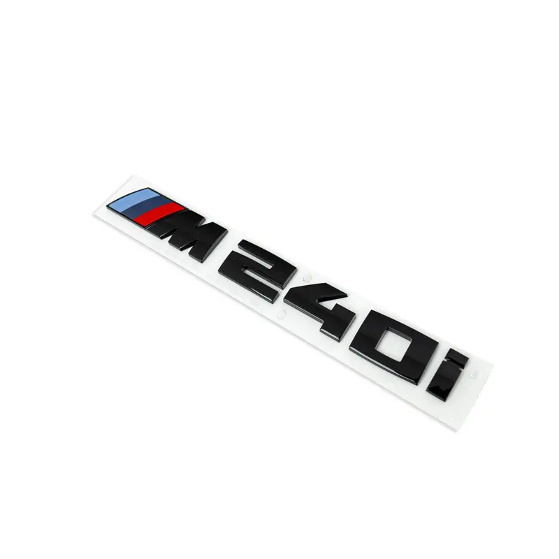 Bmw M240i Genuine M Performance Black High Gloss Model Badge 1
