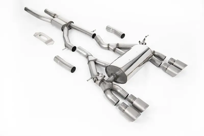 Bmw M3 F80 & M4 F82 (Opf/Gpf Model) Cat Back Exhaust System By Milltek (2019-2020) 1