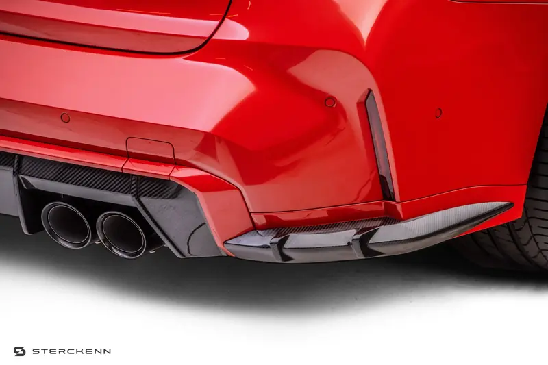 Bmw M3 G80 G81 Carbon Fibre Rear Bumper Extension Canards By Sterckenn (2021+) 2