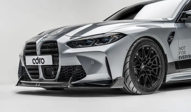 Bmw M3 G80 G81 & M4 G82 G83 Dry Carbon Fibre Front Splitter By Adro (2021+) 1