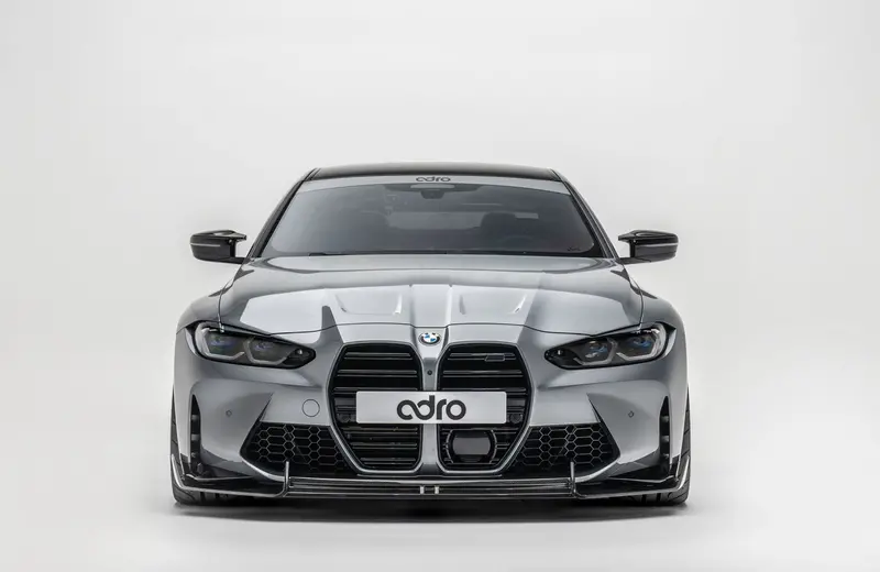 Bmw M3 G80 G81 & M4 G82 G83 Dry Carbon Fibre Front Splitter By Adro (2021+) 2