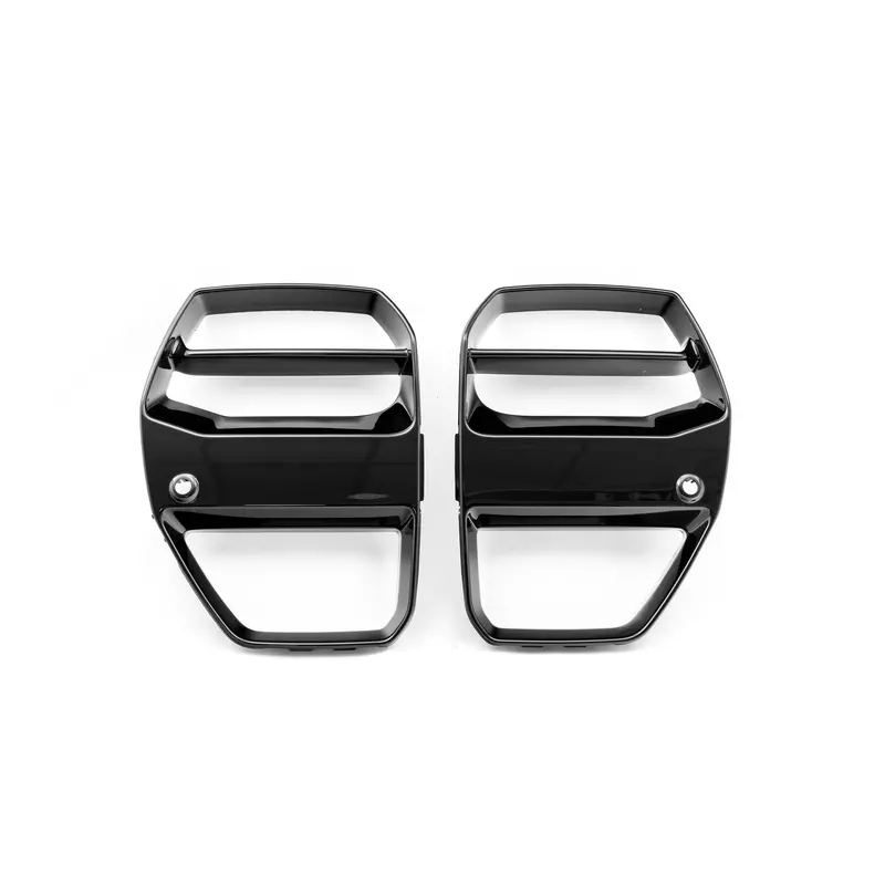 Bmw M3 G80 G81 & M4 G82 G83 Evo-S Gloss Black Front Kidney Grilles By Zaero (2021+) 1