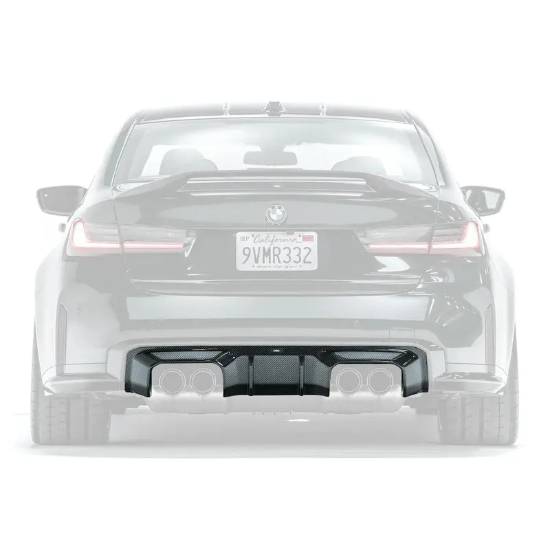 Bmw M3 G80 G81 & M4 G82 G83 Pre-Preg Carbon Fibre Rear Diffuser V2 By Adro (2021+) 1