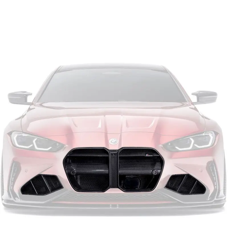 Bmw M3 G80 & M4 G82 Carbon Fibre Grilles & Ducts For V1 Bumper By Adro (2021+) 1