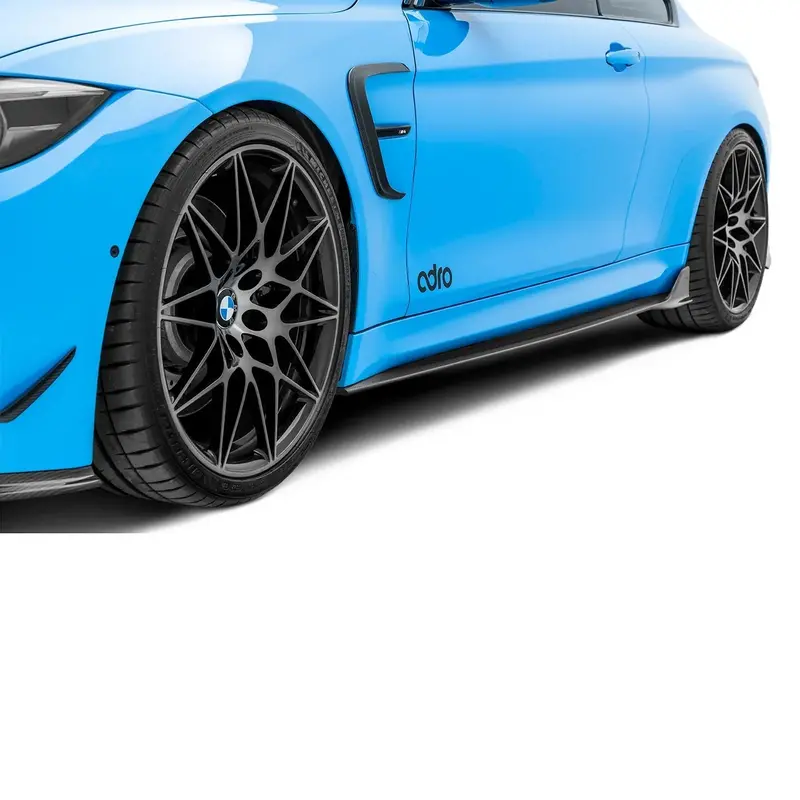 Bmw M4 F82 F83 Pre-Preg Carbon Fibre Side Skirts By Adro (2014-2020) 1
