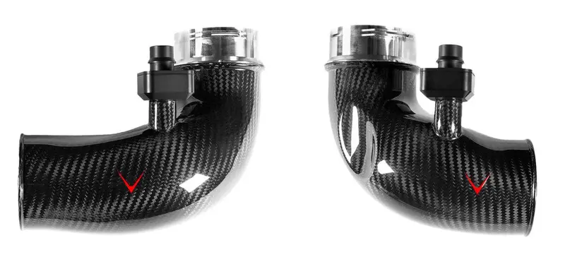 Bmw M5 F90 & M8 F91 F92 F93 V2 Eventuri Carbon Fibre Turbo Inlets (2017+) 1