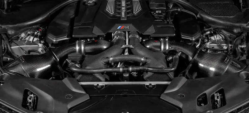 Bmw M5 F90 & M8 F91 F92 F93 V2 Eventuri Carbon Fibre Turbo Inlets (2017+) 2