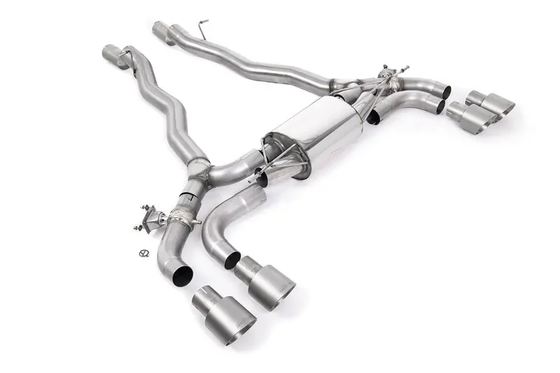 Bmw M5 F90 (Non Opf/Gpf Model) Axle-Back Exhaust System By Milltek (2018-2020) 1