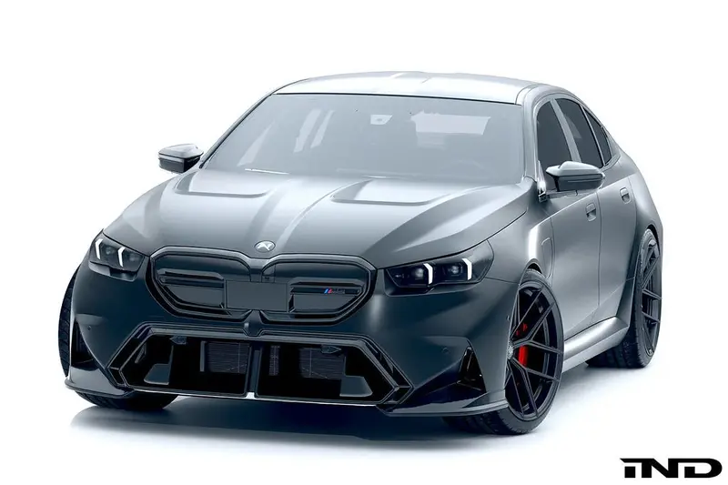 Bmw M5 G90 G99 Carbon Fibre 2-Piece Front Splitter By Alpha-N (2024+) 1