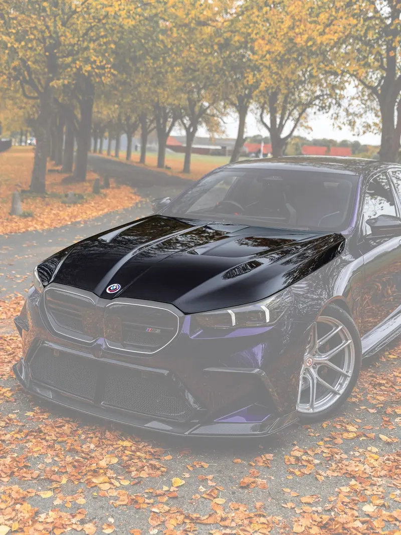 Bmw M5 G90 G99 Pre-Preg Gloss Carbon Fibre Gt Front Bonnet By Sq 1