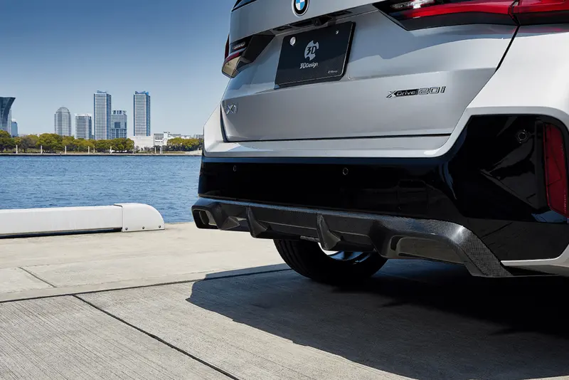 Bmw X1 M Sport U11 Carbon Fibre Rear Diffuser By 3D Design (2022+) 1