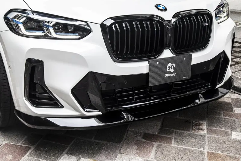 Bmw X3 G01 & X4 G02 M Sport Lci Polyurethane Front Splitter By 3D Design (2021+) 1