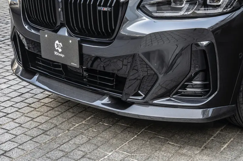 Bmw X3 Lci G01 Carbon Fibre Front Splitter By 3D Design (2021+) 1