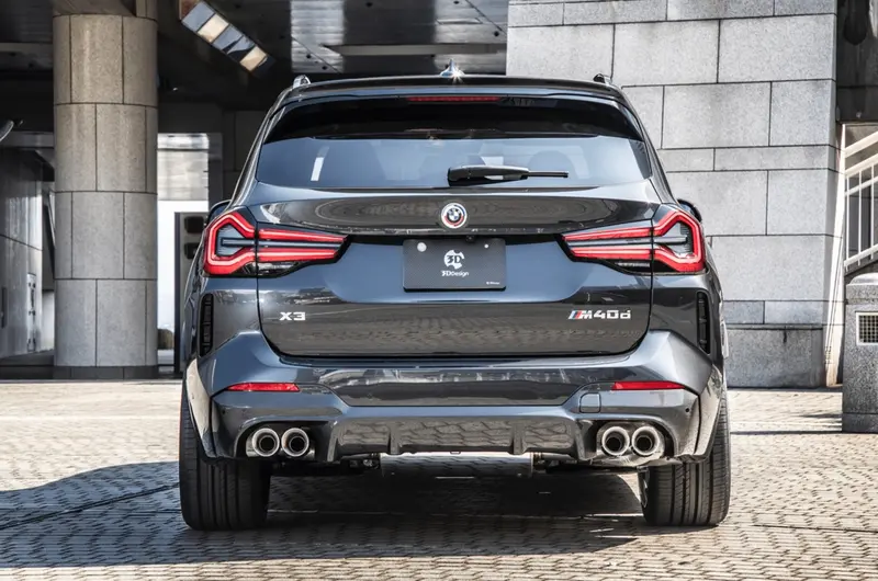 Bmw X3 Lci G01 Carbon Fibre Rear Diffuser By 3D Design (2021+) 2