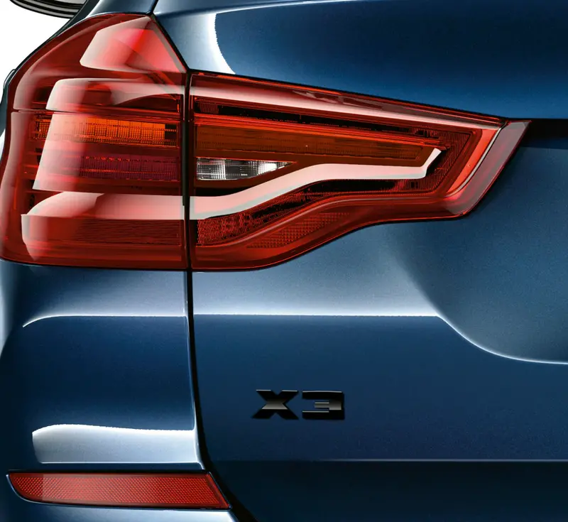 Bmw X3 M Performance Genuine Black High Gloss Model Rear Badge 1