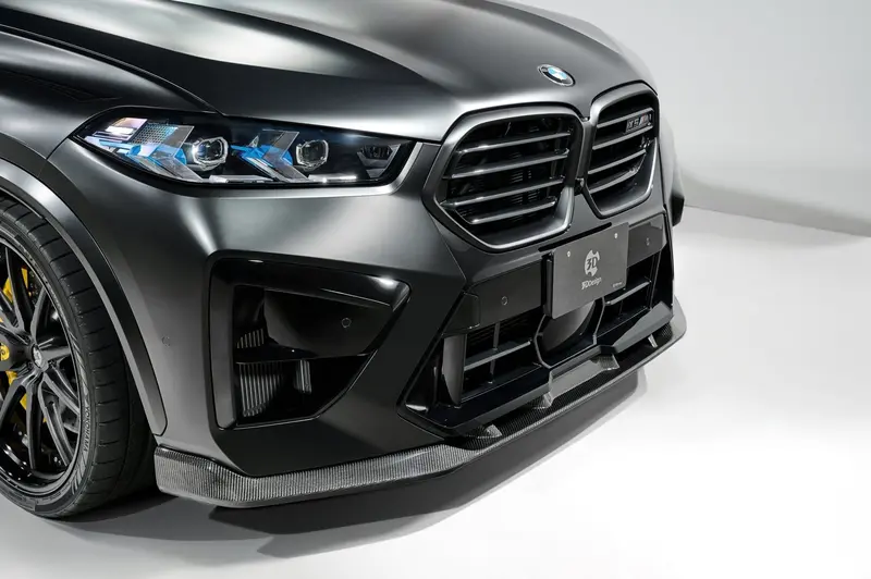 Bmw X5m Lci F95 Carbon Fibre Front Splitter By 3Ddesign (2023+) 1