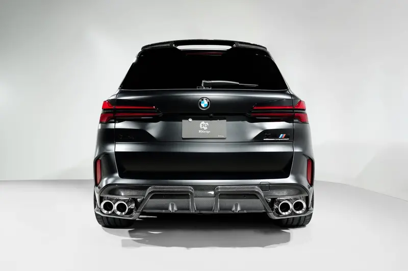 Bmw X5m Lci F95 Carbon Fibre Rear Diffuser By 3Ddesign (2023+) 2