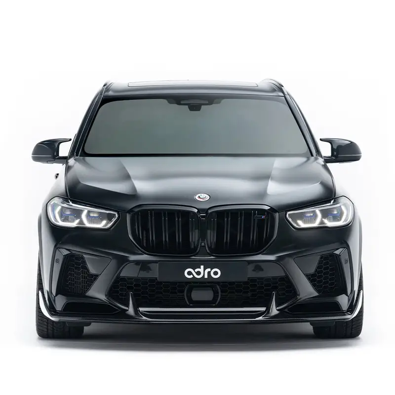 Bmw X5m Pre-Lci F95 Pre-Preg Carbon Fibre Front Splitter By Adro (2020-2023) 2