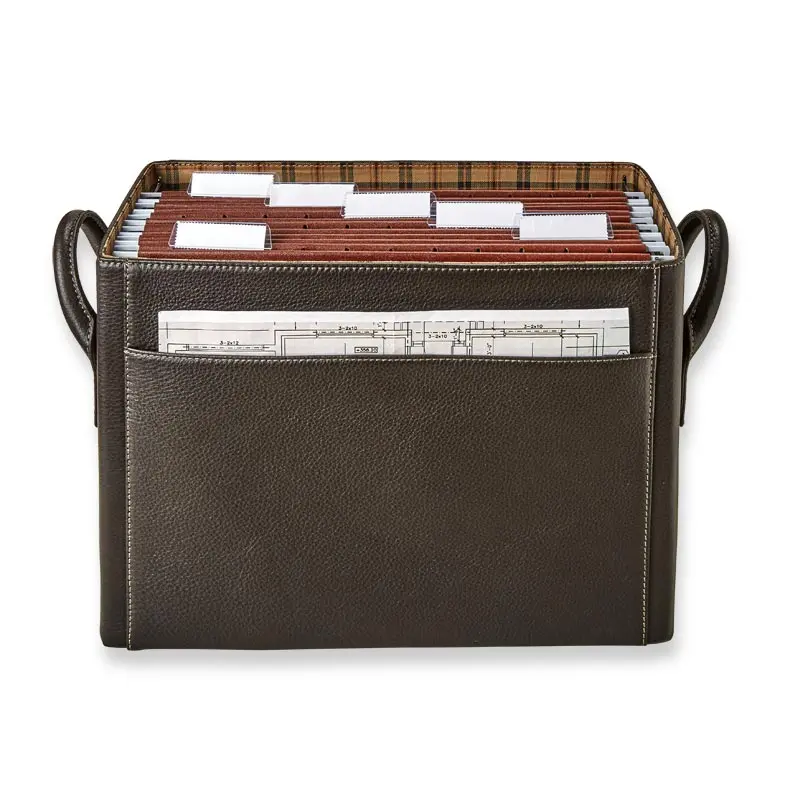 Bomber Jacket Desk File Holder With Lid 1