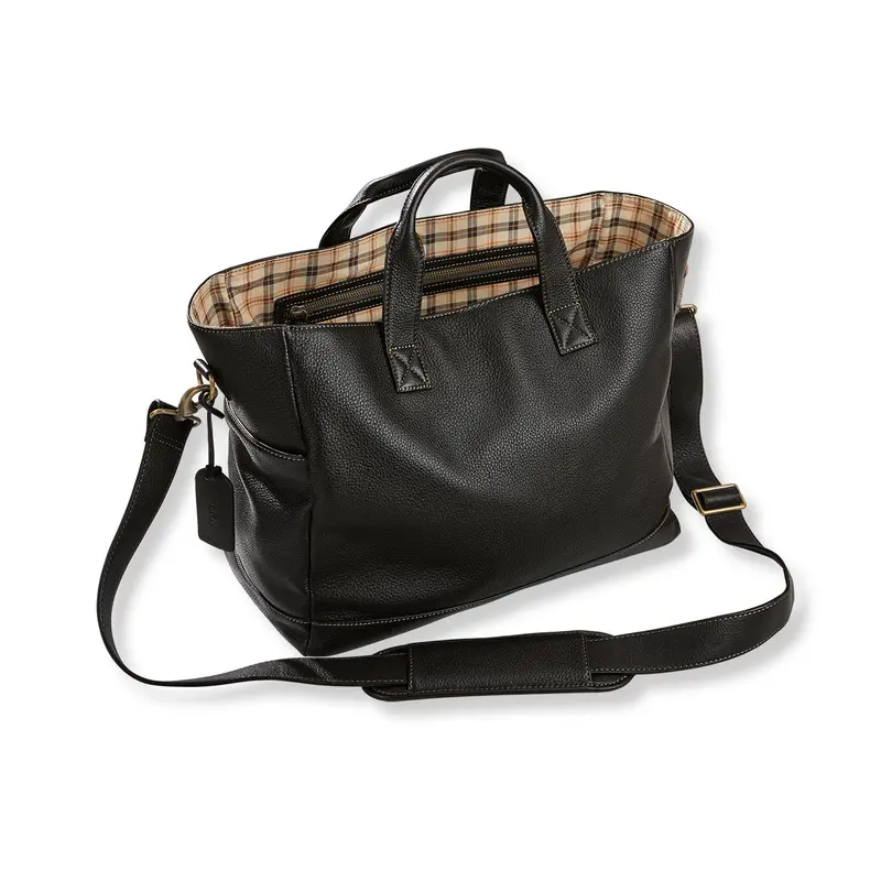 Bomber Jacket Flight Plan Leather Tote 1