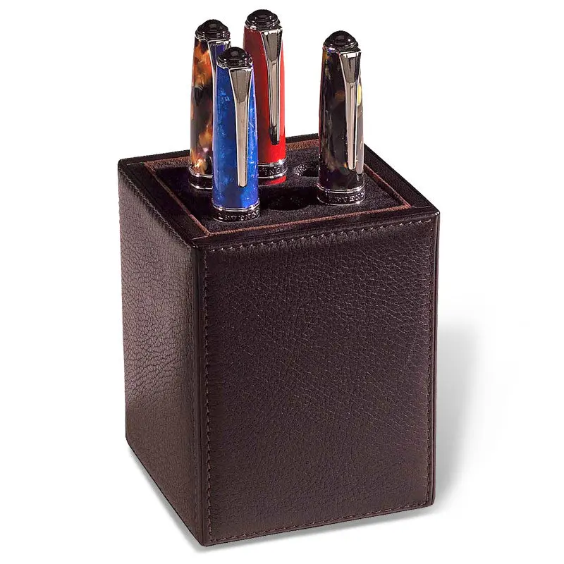 Bomber Jacket Leather Pen Cup 1