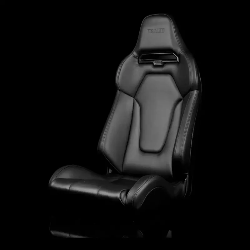Braum Viper X Fixed Back Bucket Seat | Black Leatherette (Priced Per Seat) 1