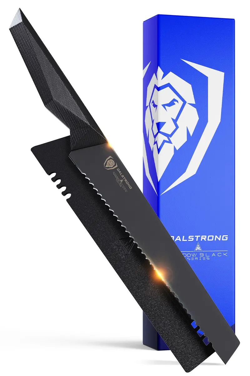 Bread Knife 9" | Shadow Black Series | Nsf Certified | Dalstrong © 1