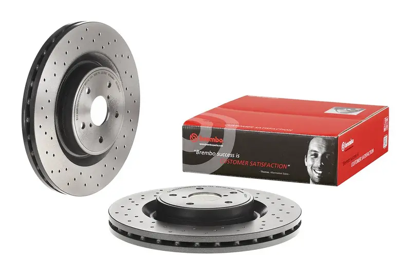 Brembo Oe Rotors 2018-2020 Subaru Wrx Sti 1
