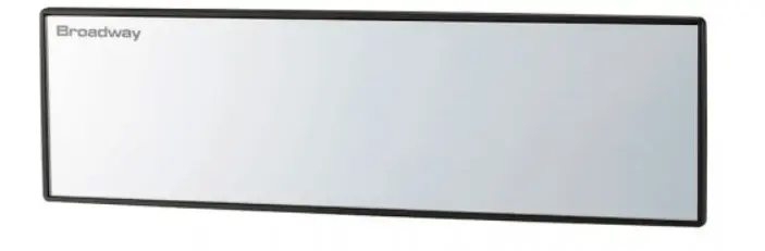 Broadway Mirrors Aluminum Wide 300Mm Flat 1