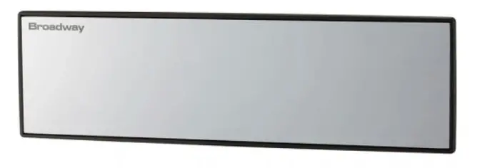 Broadway Mirrors Chrome Wide 300Mm Convex 1