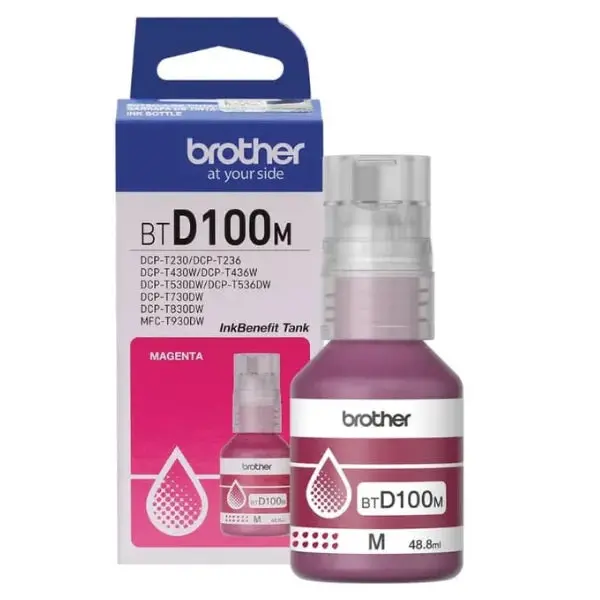 Brother Btd100m Magenta Ink Bottle 1
