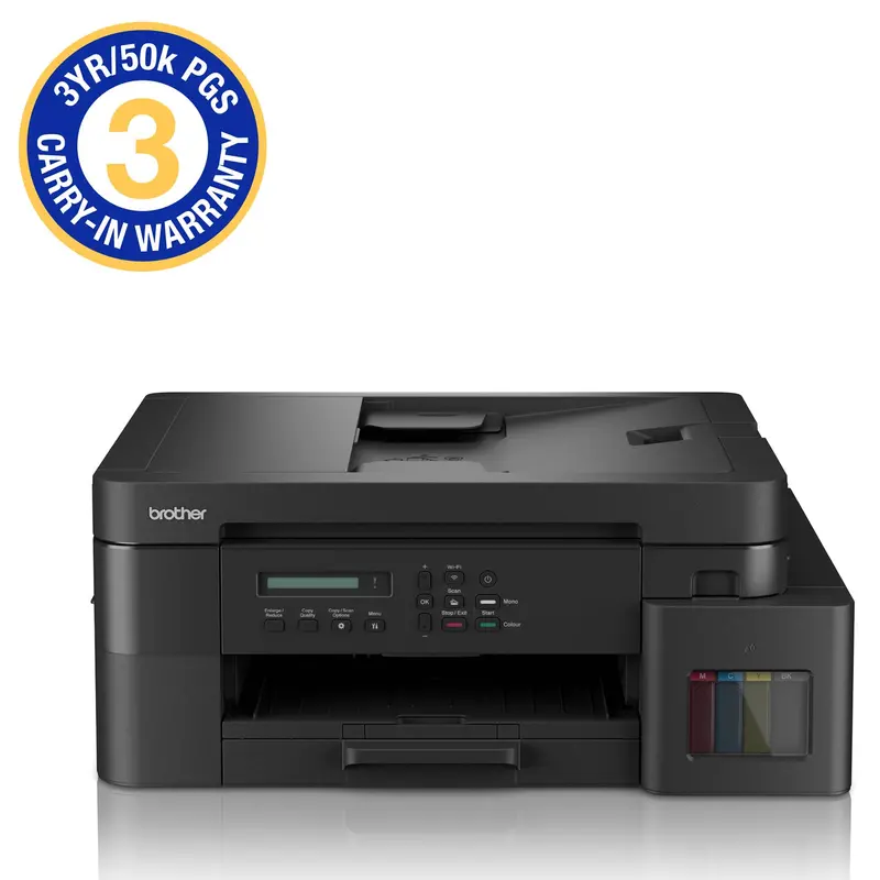 Brother Dcp-T830dw 3-In-1 Wi-Fi Refill Inkjet Printer 1