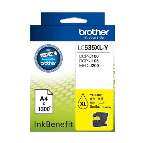 Brother Lc535xl Yellow Cartridge 1
